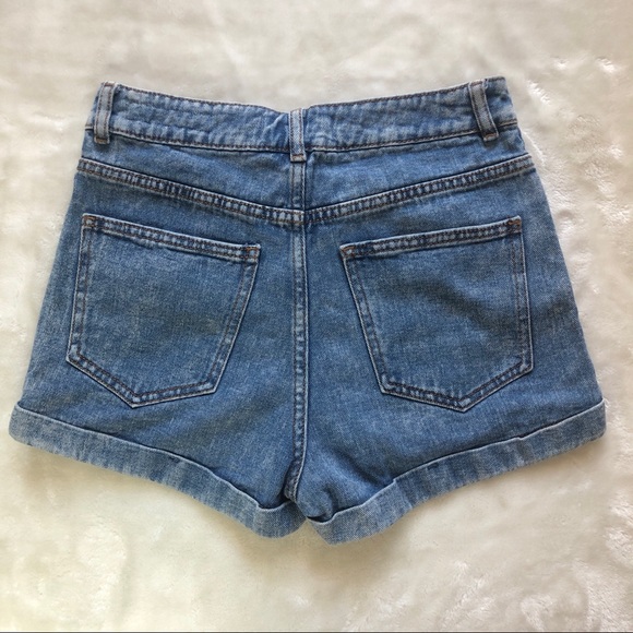 PacSun Bullhead High Rise Mom Denim Short Size 5 - Picture 3 of 8